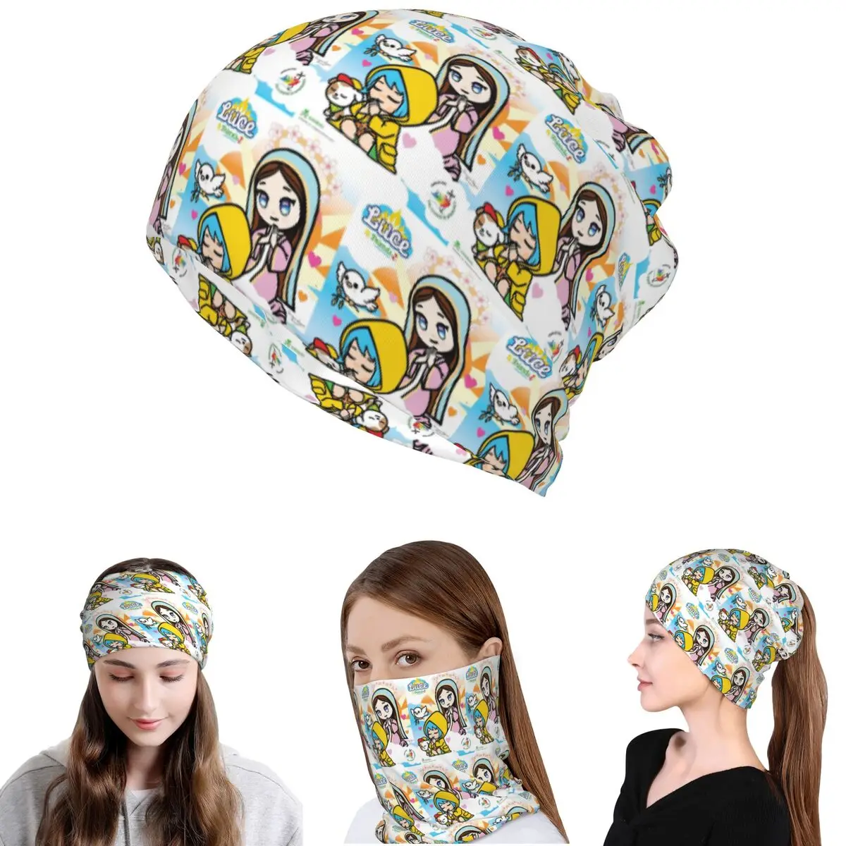 Luce Vatican Mascot Catholic Church 2025 Bandana Neck Cover Wrap Mask Scarf Multifunction Balaclava Beanies Hat for Men Women
Luce Vatican Mascot Catholic Church 2025 Bandana Neck Cover Wrap Mask Scarf Multifunction Balaclava Beanies Hat for Men Women