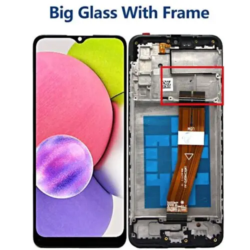 For Samsung Galaxy A02s 5G A025G (Big Glass With Frame) LCD Screen Replacement 6.7"
For Samsung Galaxy A02s 5G A025G (Big Glass With Frame) LCD Screen Replacement 6.7"