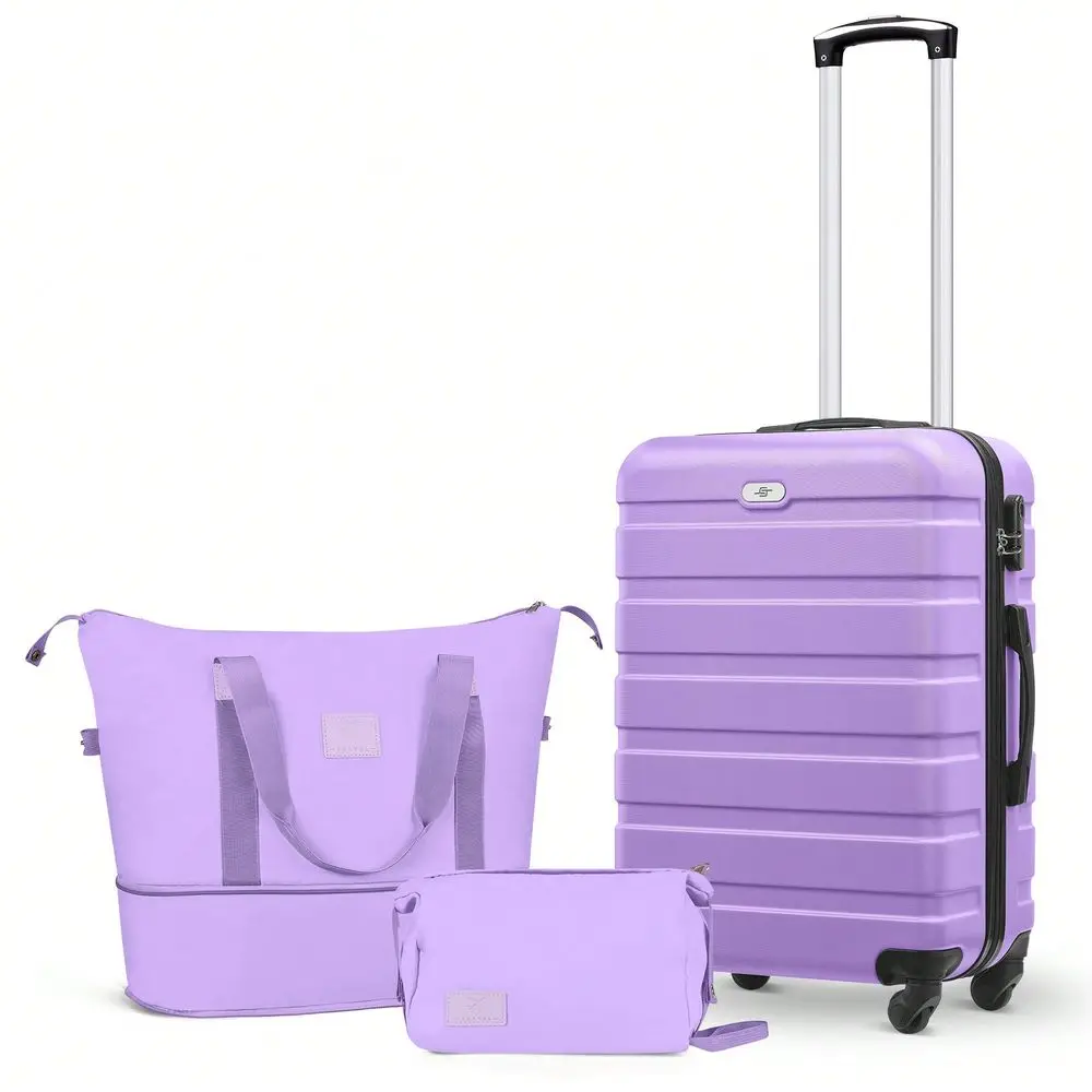 Carry On Luggage Set 20 Inch Airline Approved Hardshell Suitcase With Silent Spinner WheelsTote BagToiletry Bag, Lightweight Tr
Carry On Luggage Set 20 Inch Airline Approved Hardshell Suitcase With Silent Spinner WheelsTote BagToiletry Bag, Lightweight Tr