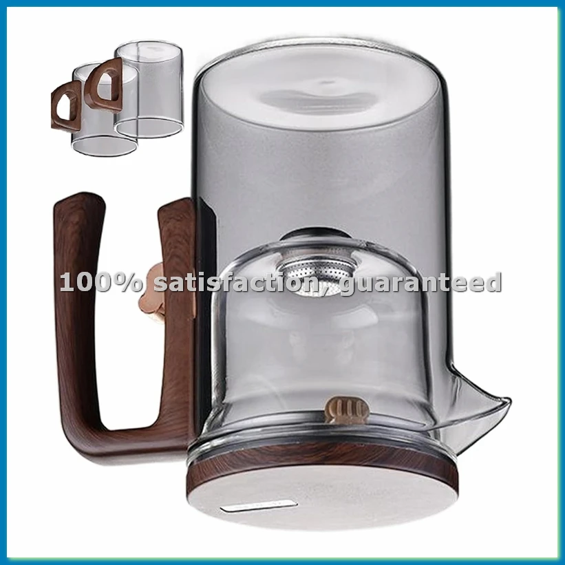 Water Separation Inner Container Teapot One Click Magnetic Switch Tea Separation Filtration GlassTea Pot Wood Handle Tea-A73M
Water Separation Inner Container Teapot One Click Magnetic Switch Tea Separation Filtration GlassTea Pot Wood Handle Tea-A73M