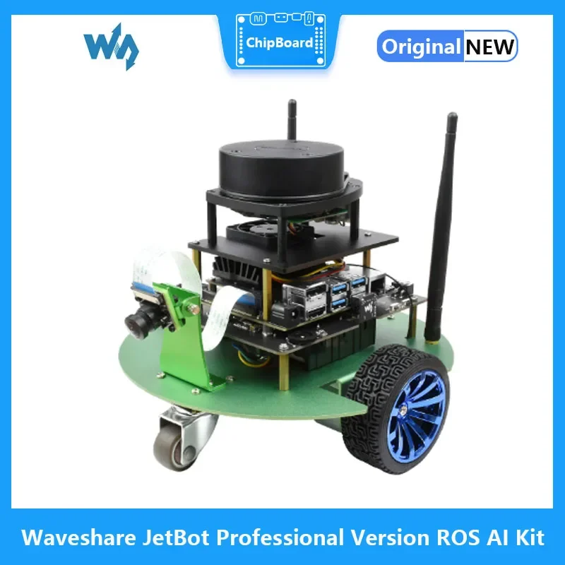 Waveshare JetBot Professional Version ROS AI Kit Dual Controllers AI Robot Lidar Mapping Vision Processing NVIDIA
Waveshare JetBot Professional Version ROS AI Kit Dual Controllers AI Robot Lidar Mapping Vision Processing NVIDIA