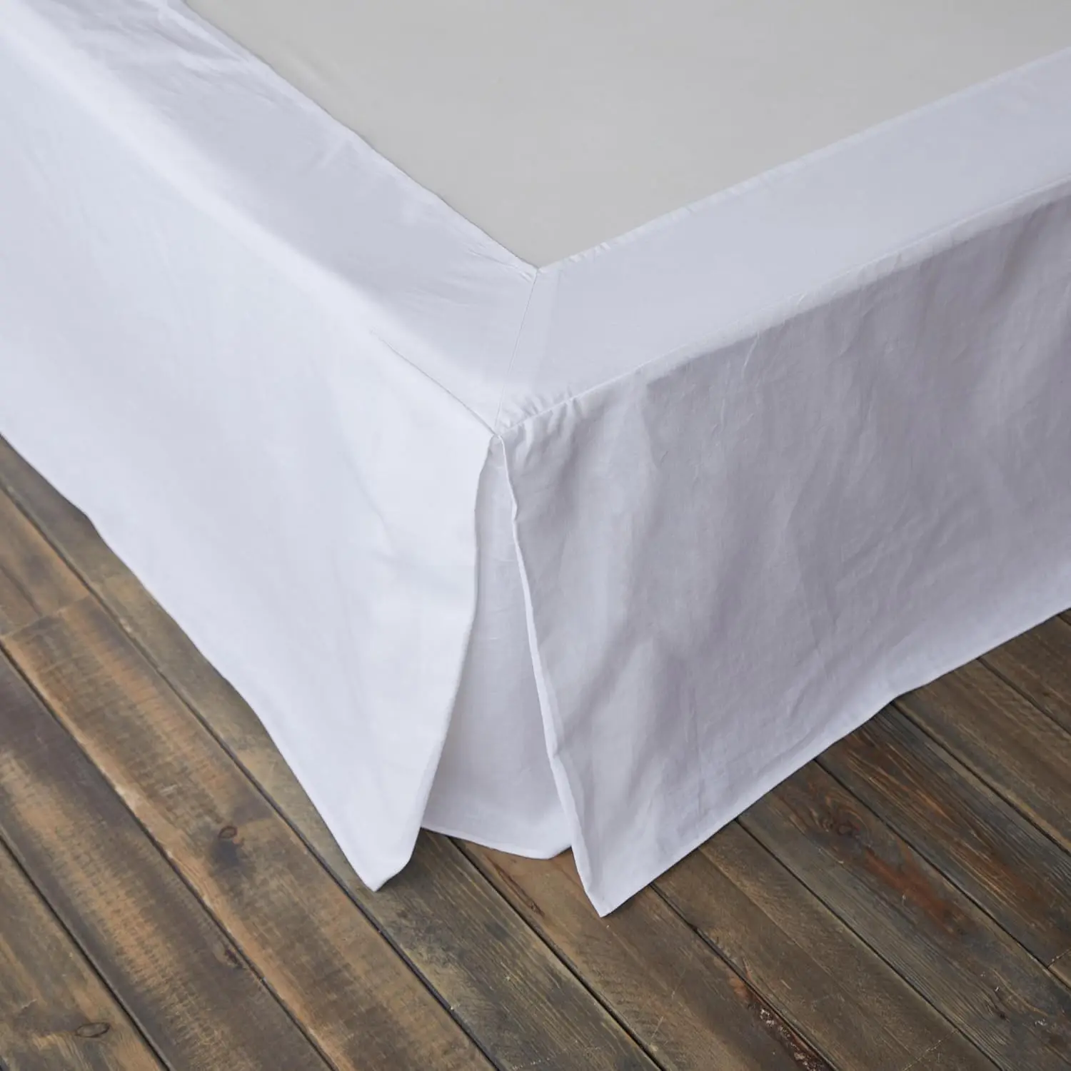 French Linen Wrap Around Bed Skirt With Pleated Corner 14-Inch Tailored Drop Natural Flax Cotton Blend Basic Soft Cozy (14""
French Linen Wrap Around Bed Skirt With Pleated Corner 14-Inch Tailored Drop Natural Flax Cotton Blend Basic Soft Cozy (14""