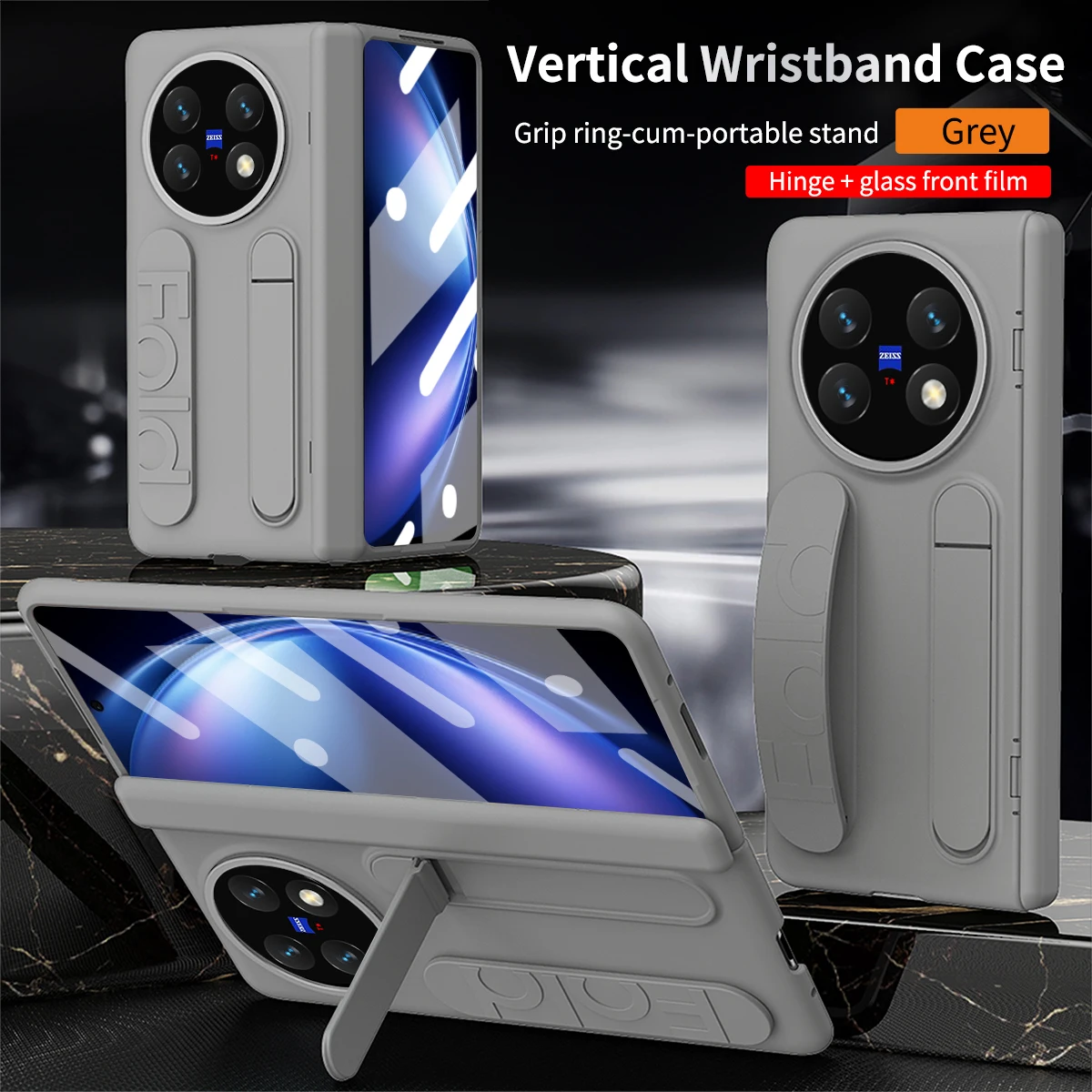Case for Vivo X Fold 6 5 3 Pro 2 Grip Ring Integrated Stand Full Lens and Hinge Protection AF Shockproof Tempered Glass Cover
Case for Vivo X Fold 6 5 3 Pro 2 Grip Ring Integrated Stand Full Lens and Hinge Protection AF Shockproof Tempered Glass Cover