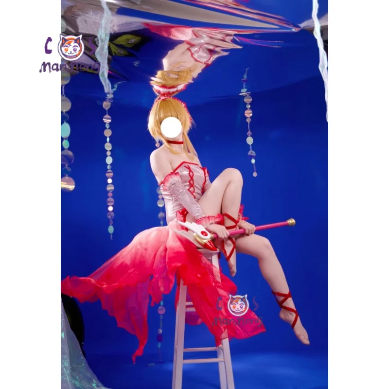 Anime Cardcaptor Sakura Kinomoto Sakura Cosplay Costume Sexy sweet one-piece swimsuit wig tail accessory Halloween uniform
Anime Cardcaptor Sakura Kinomoto Sakura Cosplay Costume Sexy sweet one-piece swimsuit wig tail accessory Halloween uniform
