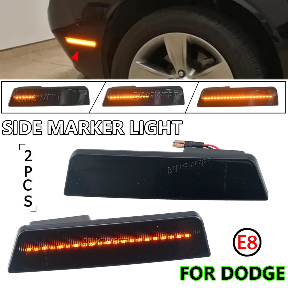 Side Marker Light For Dodge Challenger 2008 2009 2010 2011 2012 2013 2014 Dynamic LED Turn Signal Flashing Indicator Blinker
Side Marker Light For Dodge Challenger 2008 2009 2010 2011 2012 2013 2014 Dynamic LED Turn Signal Flashing Indicator Blinker