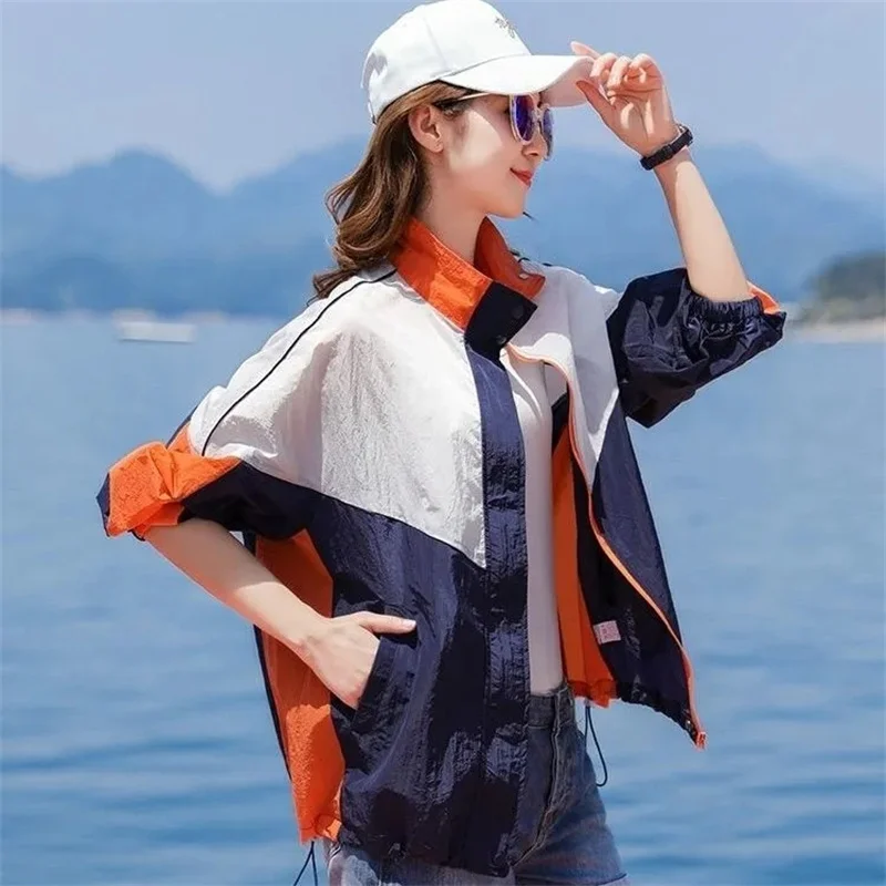 Women Jacket Summer Sunscreen Clothes 2023 New Korean Fashion Loose Light And Thin Top Women's Coat Casual Summer Sunscreen Coat
Women Jacket Summer Sunscreen Clothes 2023 New Korean Fashion Loose Light And Thin Top Women's Coat Casual Summer Sunscreen Coat