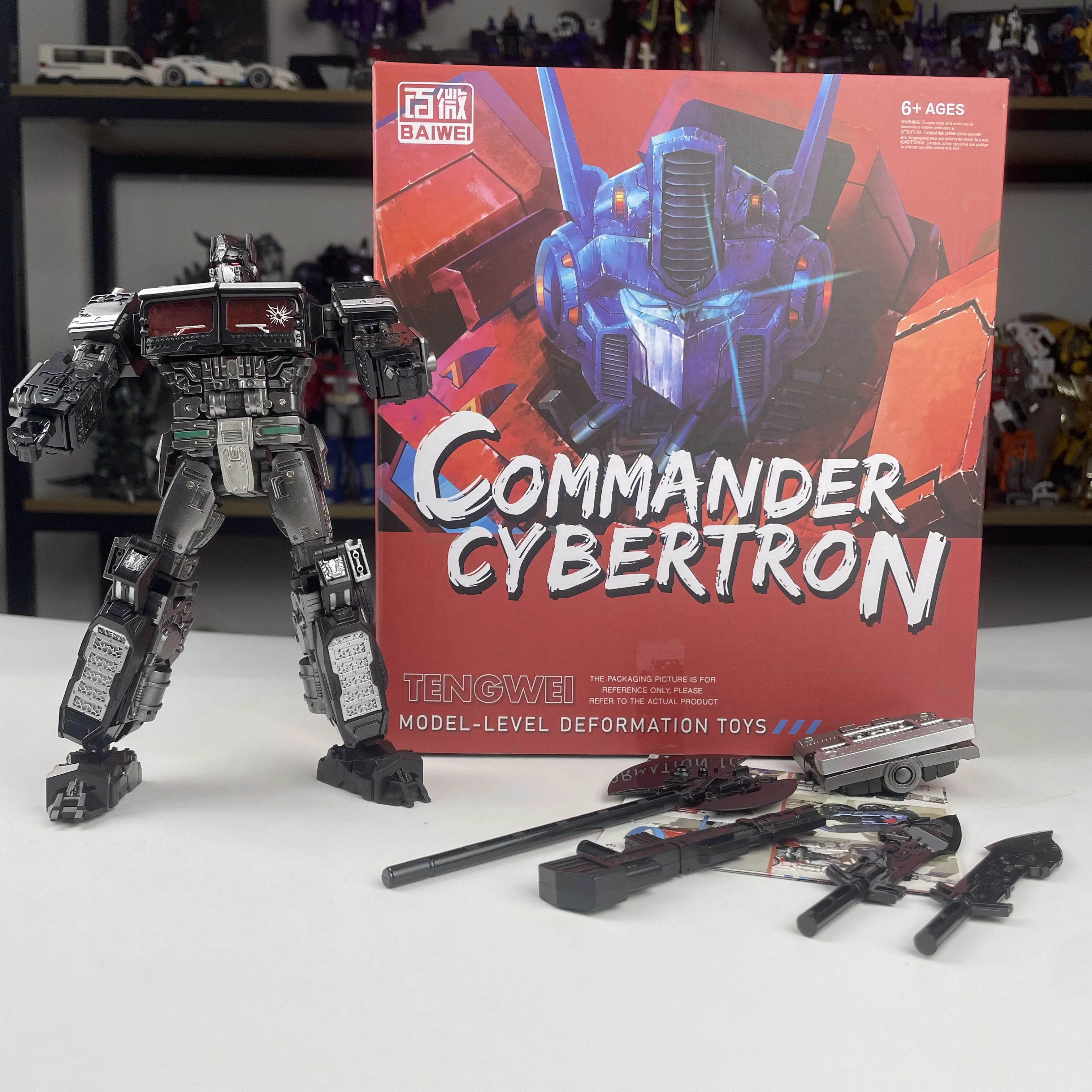 BAIWEI Transformation TW1027C 18 см Nemesis Prime OP Commander Rise of The Beasts Movie 7 Фигурка Игрушки
BAIWEI Transformation TW1027C 18 см Nemesis Prime OP Commander Rise of The Beasts Movie 7 Фигурка Игрушки