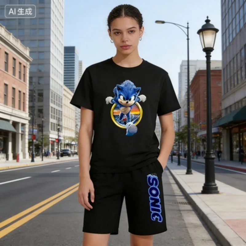 T Shirt Boy Girl Summer 3-12 Age New Model 2Piece Anime Short Sleeve+Shorts Comfortable Breathable Children Sportswear Casual
T Shirt Boy Girl Summer 3-12 Age New Model 2Piece Anime Short Sleeve+Shorts Comfortable Breathable Children Sportswear Casual
