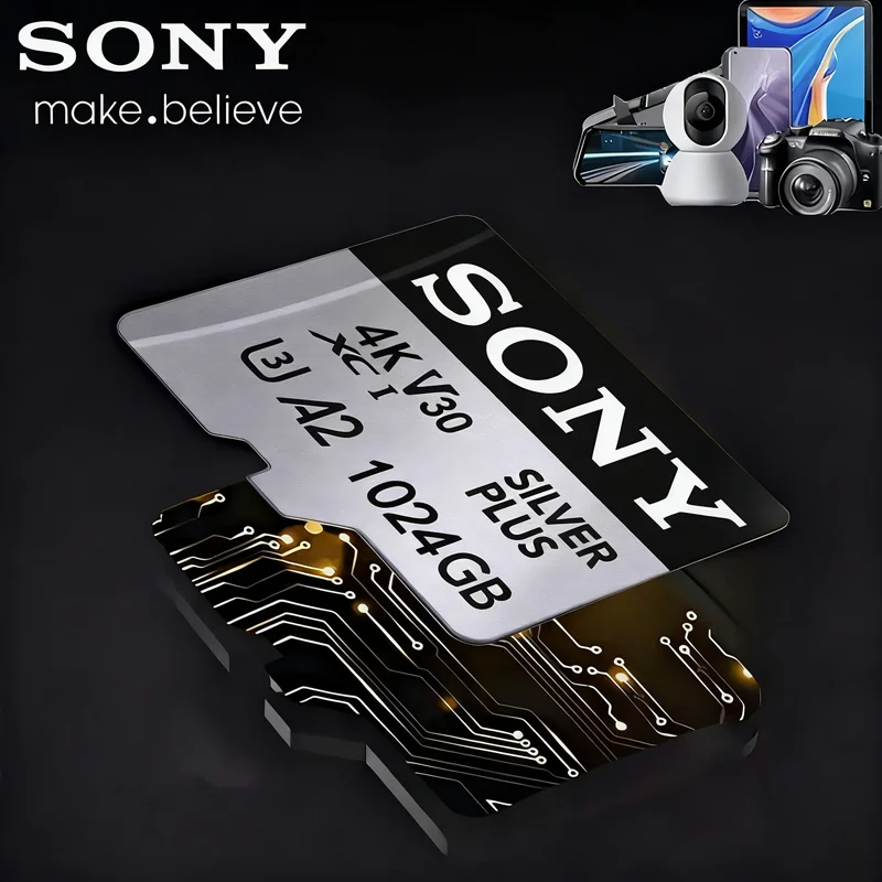 SONY U3 Memory Card 1TB 512GB 256GB 128GB 64GB Micro SD TF Flash Card 4K Full HD for Phone/Computer U3 V30 Class
SONY U3 Memory Card 1TB 512GB 256GB 128GB 64GB Micro SD TF Flash Card 4K Full HD for Phone/Computer U3 V30 Class