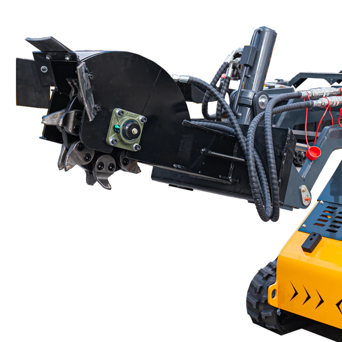 High-Performance Stump Grinder Attachment for Mini Skid Steer Loaders - Powerful Tree Stump Removal
High-Performance Stump Grinder Attachment for Mini Skid Steer Loaders - Powerful Tree Stump Removal