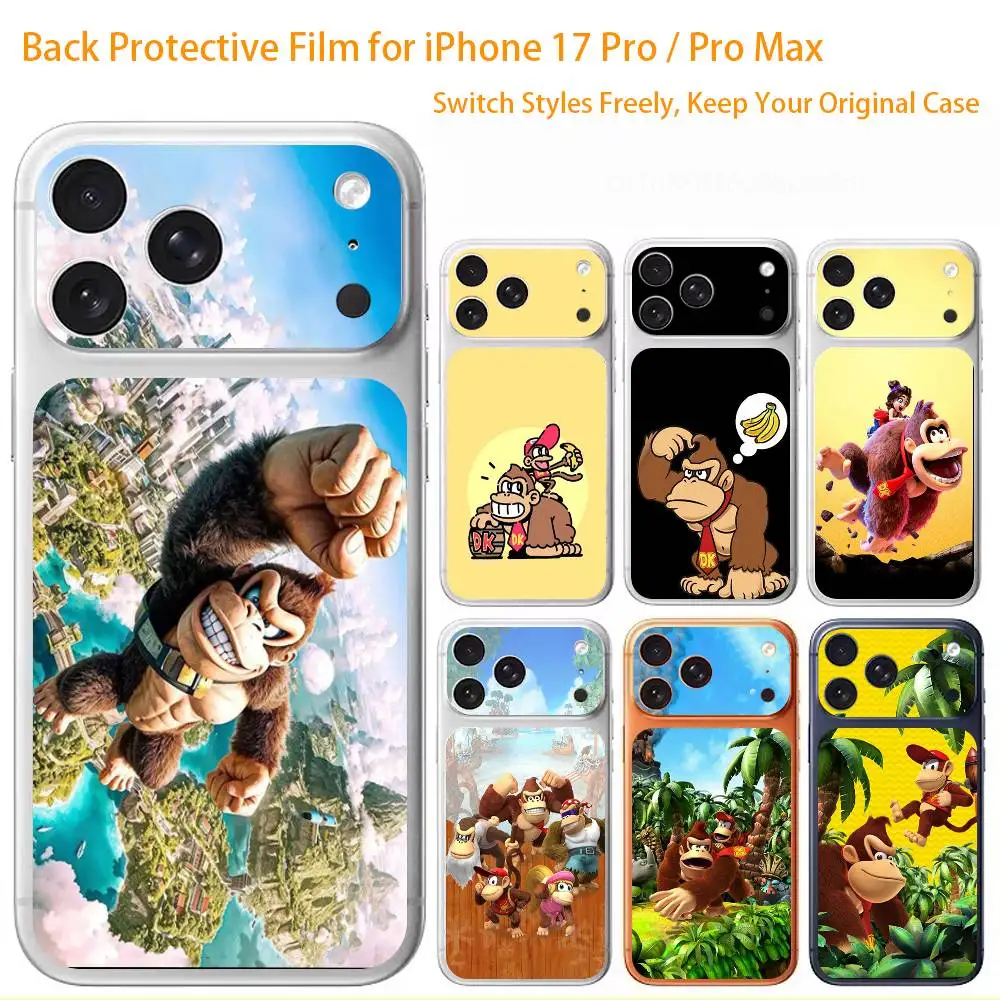 Game D-Donkey Kong Monkey Premium Skin Wrap for iPhone 17 Pro/Max, Back Frame Camera Protective Decal (Not Case)
Game D-Donkey Kong Monkey Premium Skin Wrap for iPhone 17 Pro/Max, Back Frame Camera Protective Decal (Not Case)
