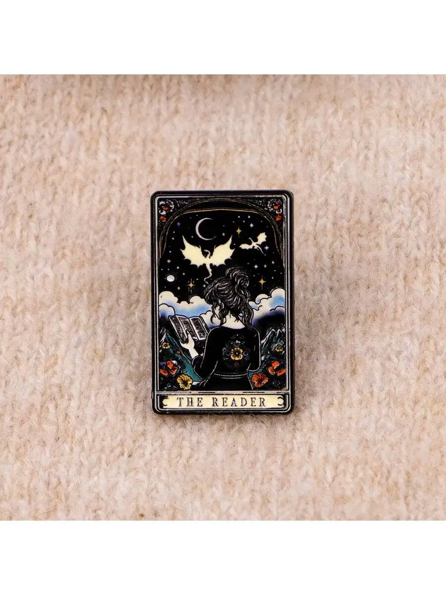 The Reader Enamel Pin Lapel Badge Brooch For Backpack Clothes Jewelry Fashion Accessory
The Reader Enamel Pin Lapel Badge Brooch For Backpack Clothes Jewelry Fashion Accessory