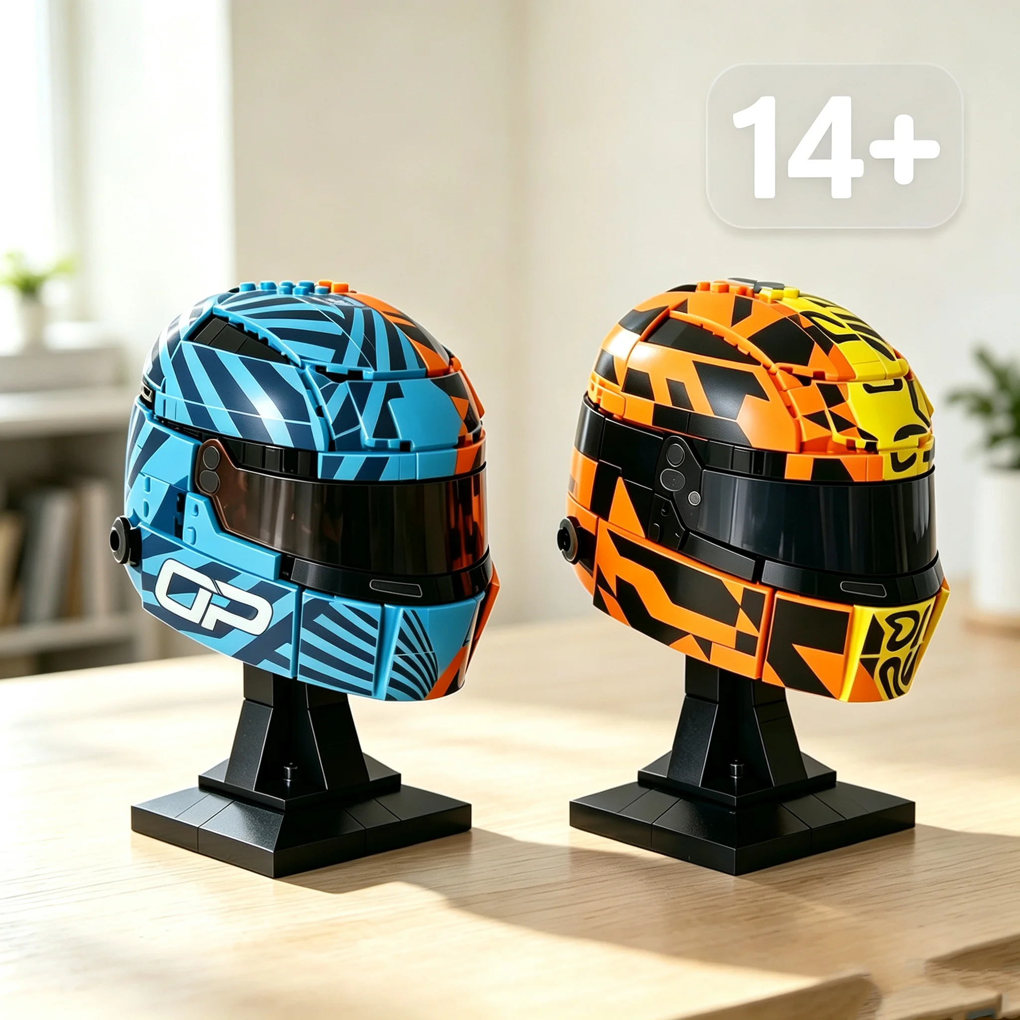 NEW In Stock Yellow Blue Helmet 793pcs Racing Car Fleet Racing Driver Helmet Building Block Puzzle Model Bricks Graduation Gifts
NEW In Stock Yellow Blue Helmet 793pcs Racing Car Fleet Racing Driver Helmet Building Block Puzzle Model Bricks Graduation Gifts