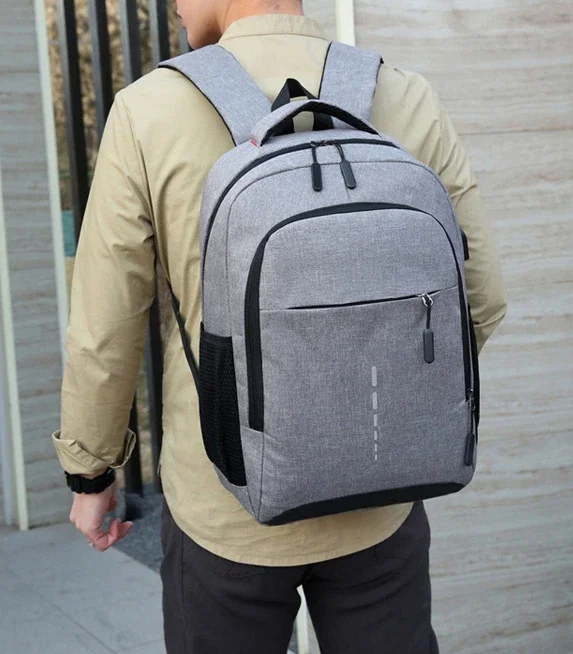 15 inch reflective tape large capacity computer backpack junior bag business fashion bag
15 inch reflective tape large capacity computer backpack junior bag business fashion bag