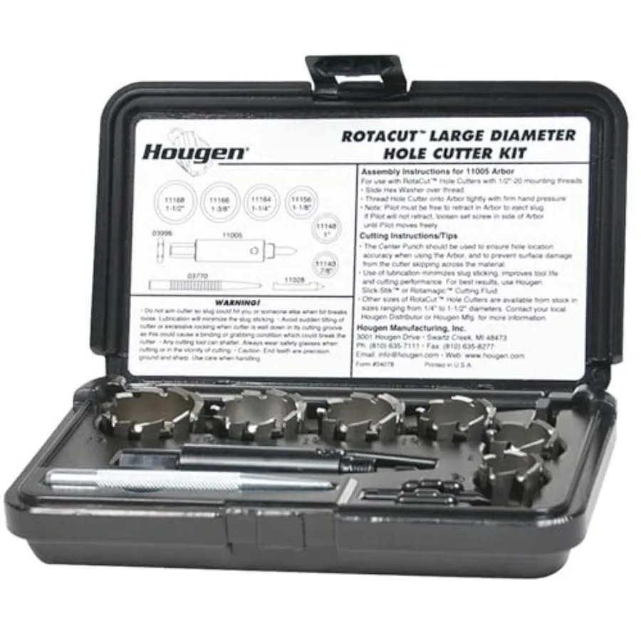 RotaCut Lg Dia. Hole Cutter Kit Fractional
RotaCut Lg Dia. Hole Cutter Kit Fractional