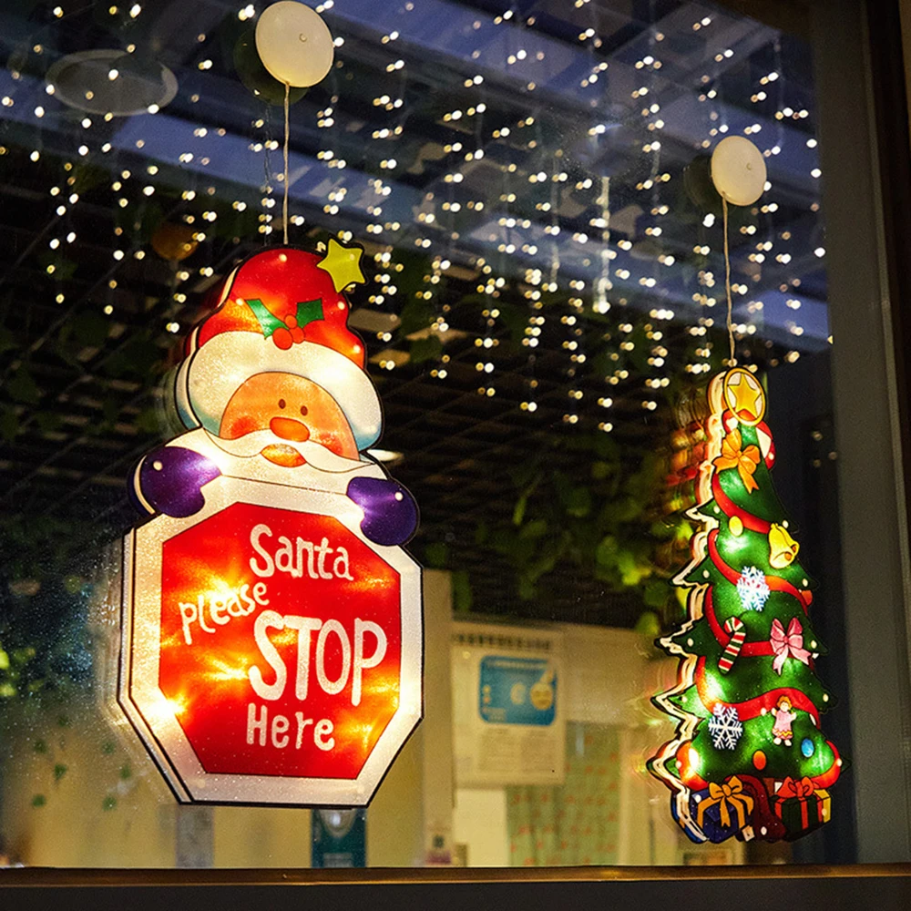 Santa Claus Led Hanging Lights Christmas Decorative suction cup lights holiday Scene Atmosphere Decor home Festive decoration
Santa Claus Led Hanging Lights Christmas Decorative suction cup lights holiday Scene Atmosphere Decor home Festive decoration
