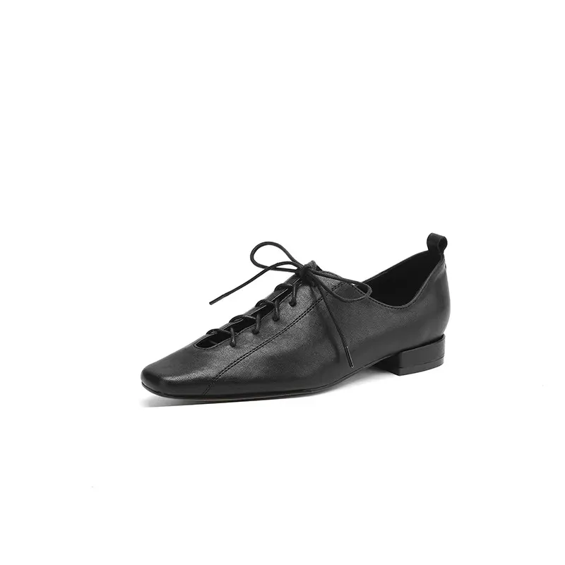 2025 New Soft Genuine Leather Lace-up Women Heels Shoes Square Toe Comfortable Fashion Casual Low Heel Shoes Four Seasons Shoes
2025 New Soft Genuine Leather Lace-up Women Heels Shoes Square Toe Comfortable Fashion Casual Low Heel Shoes Four Seasons Shoes