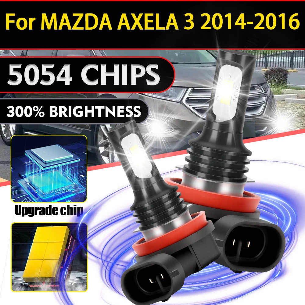 2PCS Super Bright Auto Fog Lamps H8 H9 H11 Car Fog Lights 100W Canbus No Error 6000K White For MAZDA AXELA 3 2014 2015 2016
2PCS Super Bright Auto Fog Lamps H8 H9 H11 Car Fog Lights 100W Canbus No Error 6000K White For MAZDA AXELA 3 2014 2015 2016