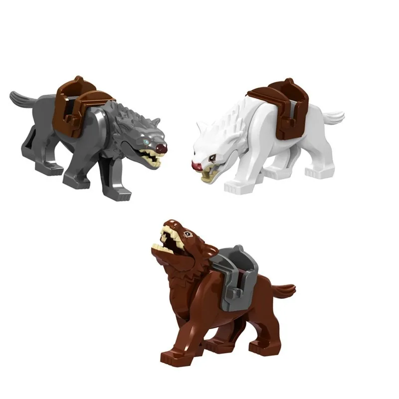3PCS/Set White & Black & Brown Wolf Mount Saddle Animal Model Building Blocks Kids Educational Bricks Toys Gift
3PCS/Set White & Black & Brown Wolf Mount Saddle Animal Model Building Blocks Kids Educational Bricks Toys Gift