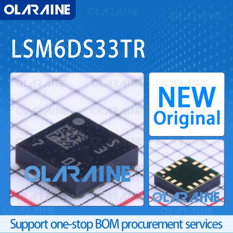 1/5/10Pcs LSM6DS33TR LGA-16 original 100% new ic chip IMU - Inertial Measurement Unit I2C, SPI Voltage - 3.6 V
1/5/10Pcs LSM6DS33TR LGA-16 original 100% new ic chip IMU - Inertial Measurement Unit I2C, SPI Voltage - 3.6 V