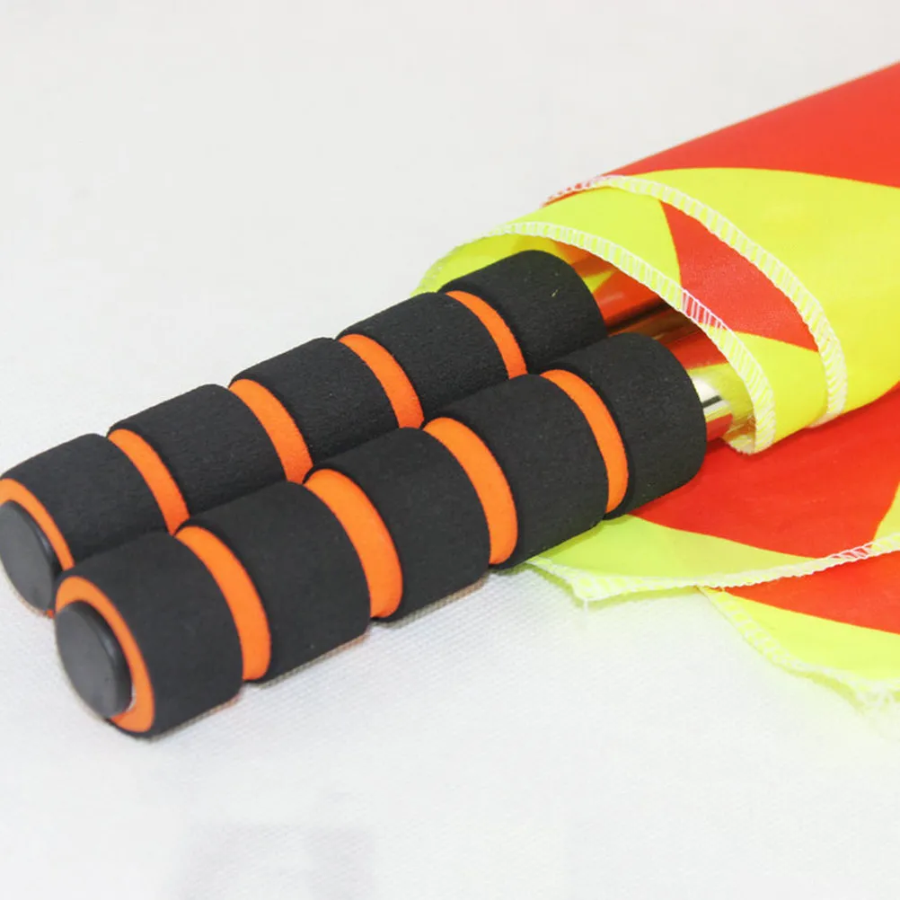 2Pcs Soccer Corner Flag Stainless Steel Non Rust Rod Tarpaulin Fabric Sponge Comfort Grip Lightweight Portable Referee Special
2Pcs Soccer Corner Flag Stainless Steel Non Rust Rod Tarpaulin Fabric Sponge Comfort Grip Lightweight Portable Referee Special