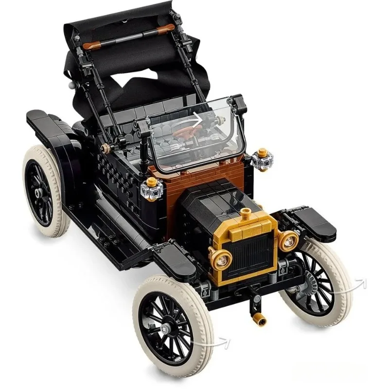 New 1060pcs Vintage T Car Building Blocks Compatible 11376 Moc Set Technical Retro Automobile Bricks Model Toy for Kids Gift
New 1060pcs Vintage T Car Building Blocks Compatible 11376 Moc Set Technical Retro Automobile Bricks Model Toy for Kids Gift