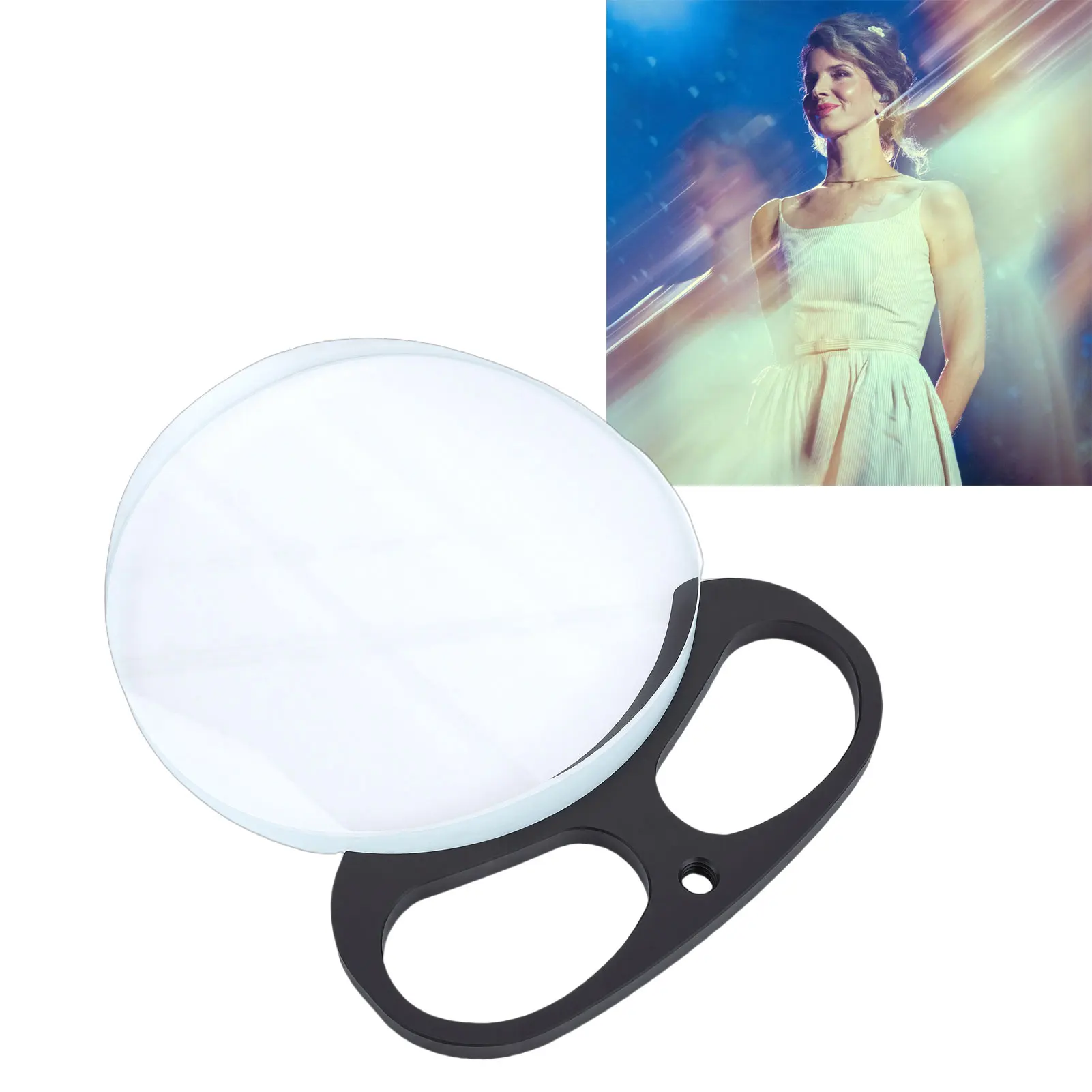 Photography 100mm Handheld Bilateral Ghost Motion Blur Filter Special Effect Lens Prism Filter for SLR Camera Photography
Photography 100mm Handheld Bilateral Ghost Motion Blur Filter Special Effect Lens Prism Filter for SLR Camera Photography