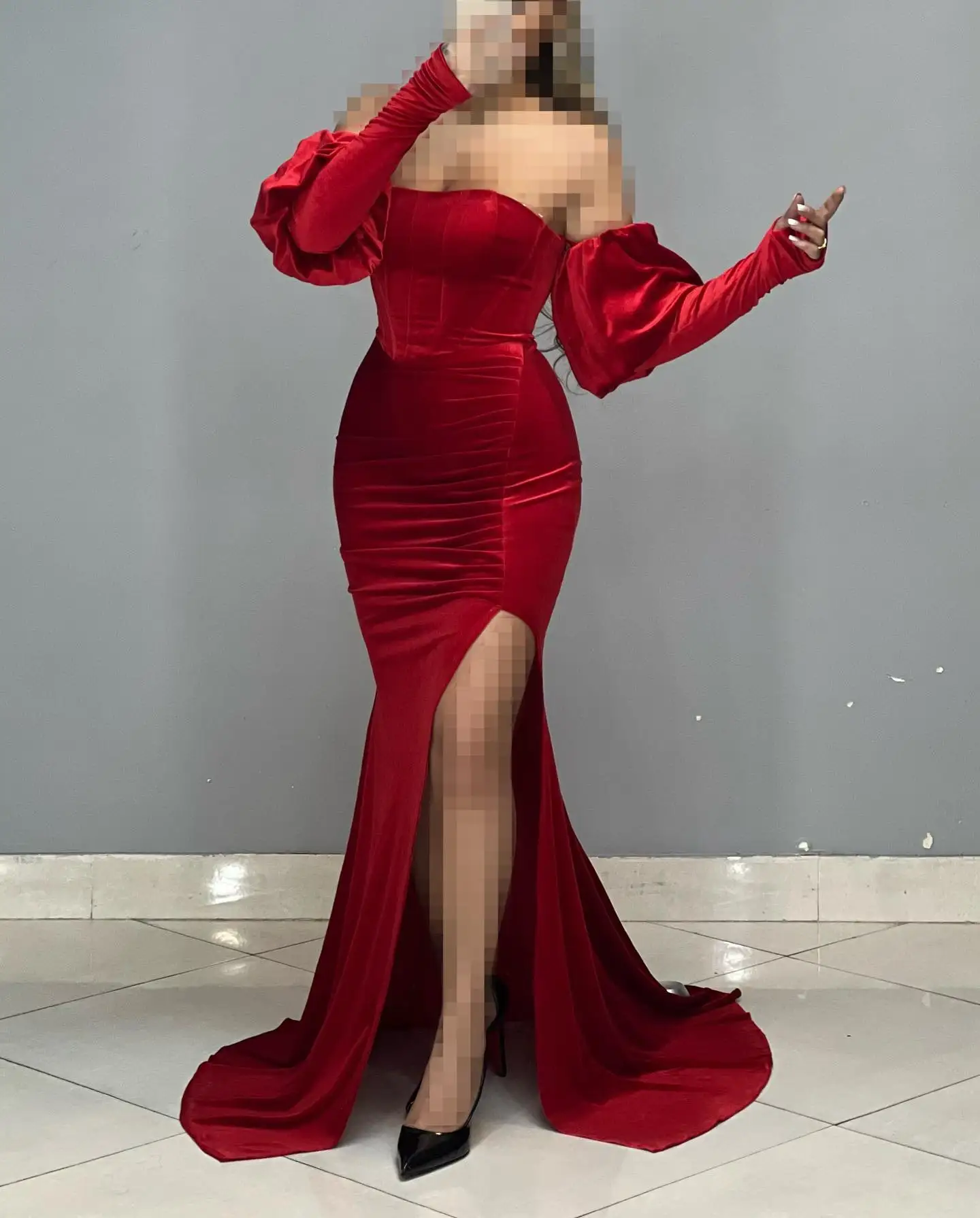 Customized Exquisite Jersey Mermaid Detachable Sleeve Evening Dresses Strapless Panel Train Red Celebrity Gowns Classic
Customized Exquisite Jersey Mermaid Detachable Sleeve Evening Dresses Strapless Panel Train Red Celebrity Gowns Classic