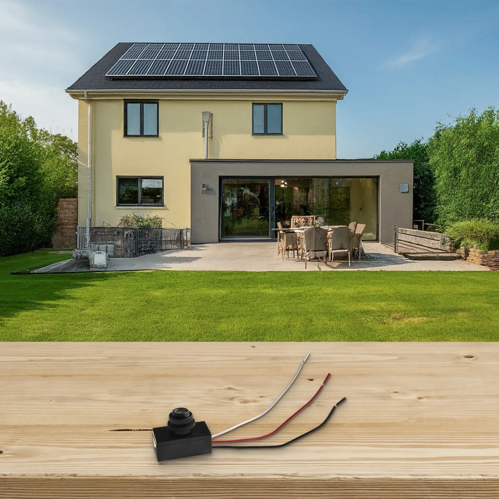 Control Switch Button Sensor Button Style Dusk To Dawn Energy Saving Ligth Sensor Photocell Sensor Weatherproof