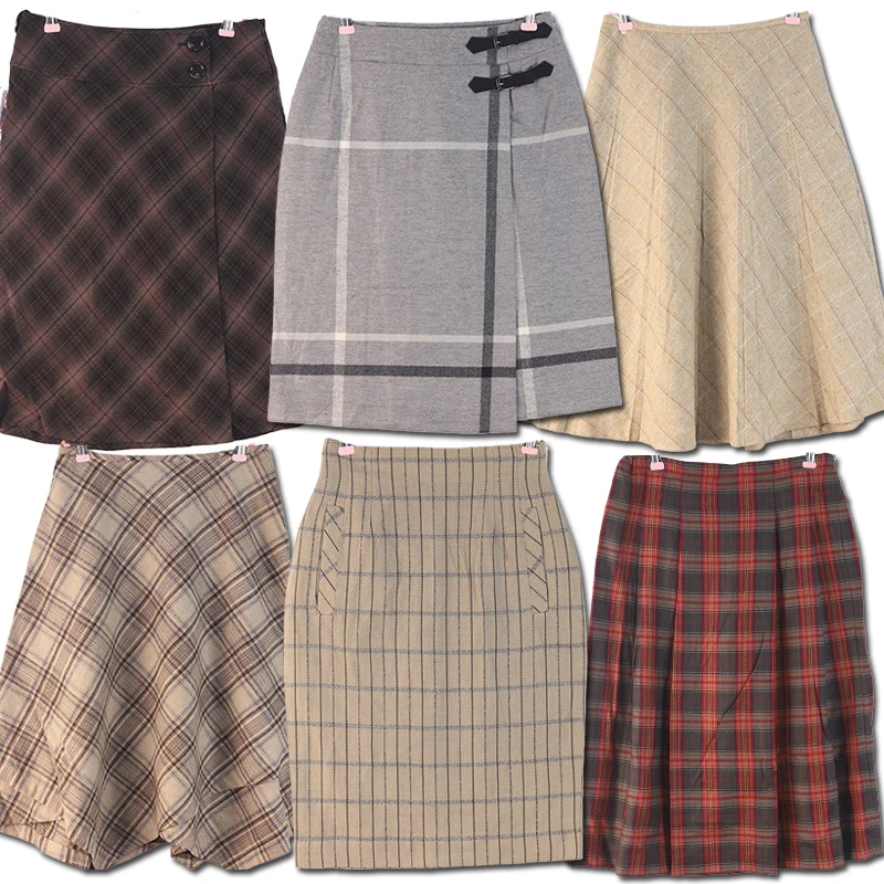 Винтажная клетчатая юбка трапециевидной формы с высокой талией, шерстяная юбка из полиэстера, студенческая художественная утягивающая юбка-зонтик G32
Винтажная клетчатая юбка трапециевидной формы с высокой талией, шерстяная юбка из полиэстера, студенческая художественная утягивающая юбка-зонтик G32