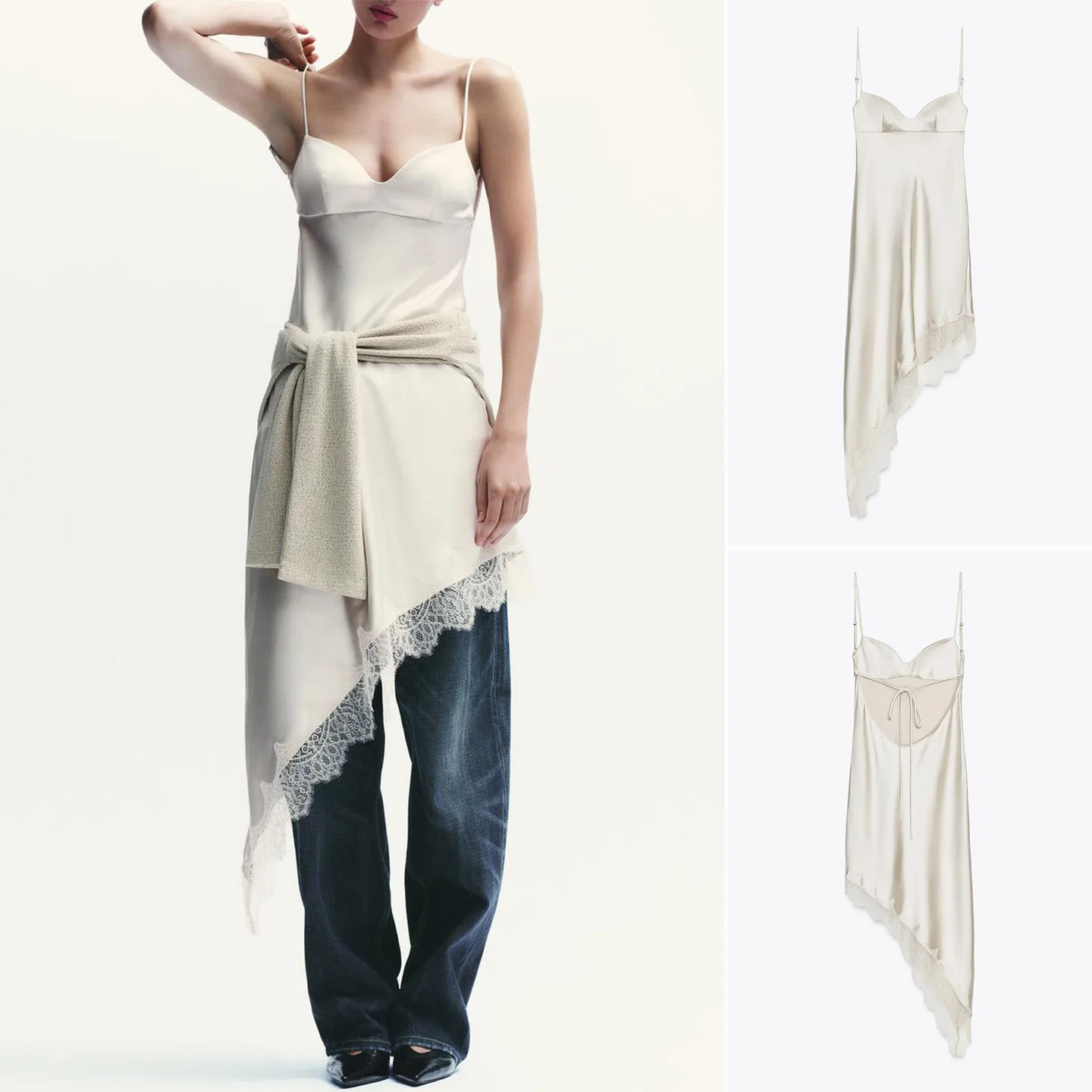 Sexy Bal Asymmetrical Silk Chiffon Lace Dr Svel Ne Hanging Gown Women's Casual Midi Skirt Sle Autumn New
Sexy Bal Asymmetrical Silk Chiffon Lace Dr Svel Ne Hanging Gown Women's Casual Midi Skirt Sle Autumn New