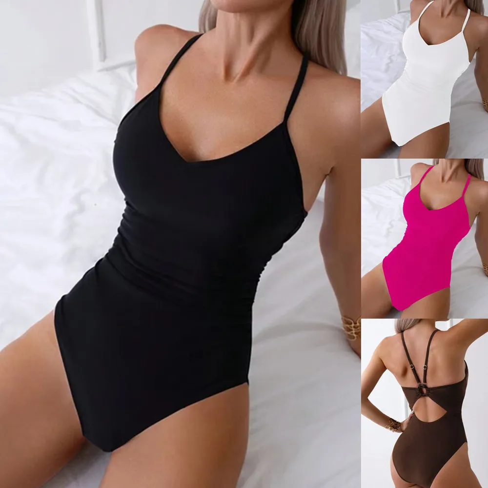 European and American Swimwear Fashionable Personalized Casual Versatile Women's One-Piece Bikini Swimsuit
European and American Swimwear Fashionable Personalized Casual Versatile Women's One-Piece Bikini Swimsuit