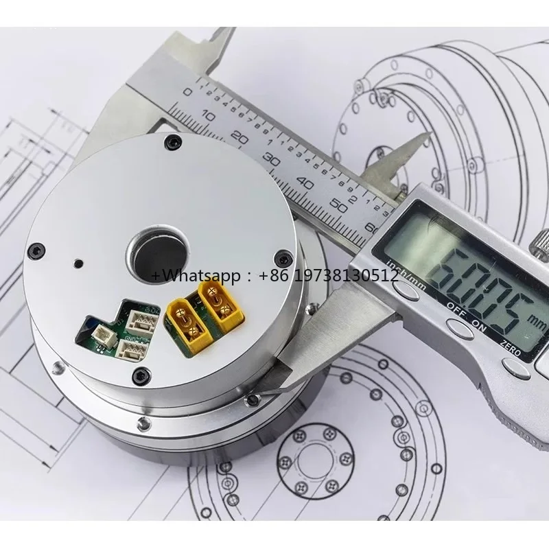 Ti5 Robot Brushed Permanent Magnet Servo Motor for Humanoid Robot Arm Joint Model 40-52-2E-101 Dual Encoder Flange Mount 11N.M
Ti5 Robot Brushed Permanent Magnet Servo Motor for Humanoid Robot Arm Joint Model 40-52-2E-101 Dual Encoder Flange Mount 11N.M
