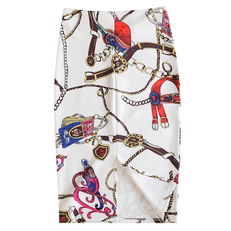 Vintage Print High Waisted Office Lady Pencil Skirt Korean Fashion Slim Fit Hip Midi Skirts Women All-match Skirts with Split
Vintage Print High Waisted Office Lady Pencil Skirt Korean Fashion Slim Fit Hip Midi Skirts Women All-match Skirts with Split