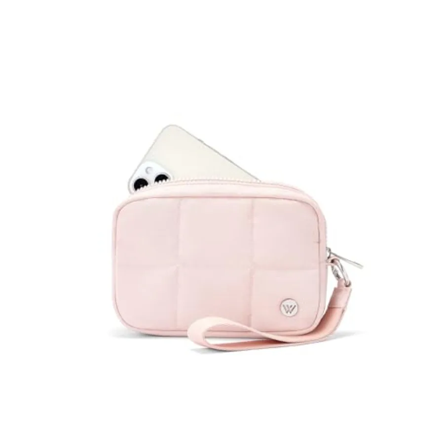 WESTBRONCO Puffer Wristlet Wallet for Women RFID Quilted Nylon Purse Mini Travel Makeup Pouch Zipper Phone Holder
WESTBRONCO Puffer Wristlet Wallet for Women RFID Quilted Nylon Purse Mini Travel Makeup Pouch Zipper Phone Holder