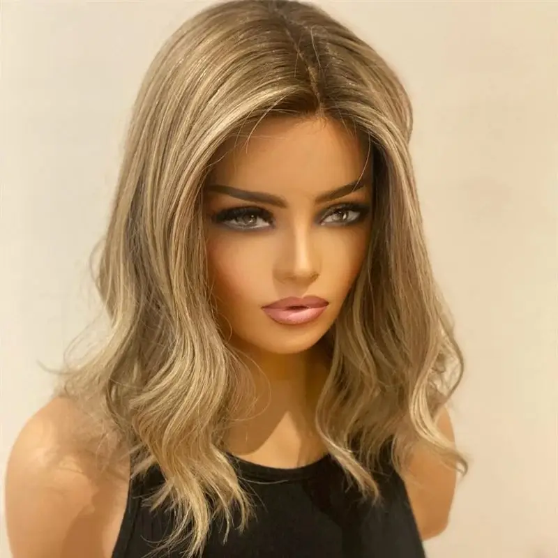 Ombre Honey Blonde HD Synthetic Lace Front Wig For Women Heat Resistant Fiber Hair Short Wave Bob For White Black Women Party
Ombre Honey Blonde HD Synthetic Lace Front Wig For Women Heat Resistant Fiber Hair Short Wave Bob For White Black Women Party