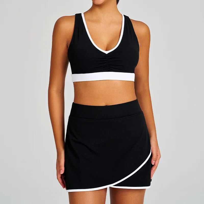 2PCS Women Gym Set Tracksuit Yoga Set Bra Sports Short Skirt Workout Fitness Running Clothing Gym Wear Tennis Clothes Sport Suit
2PCS Women Gym Set Tracksuit Yoga Set Bra Sports Short Skirt Workout Fitness Running Clothing Gym Wear Tennis Clothes Sport Suit