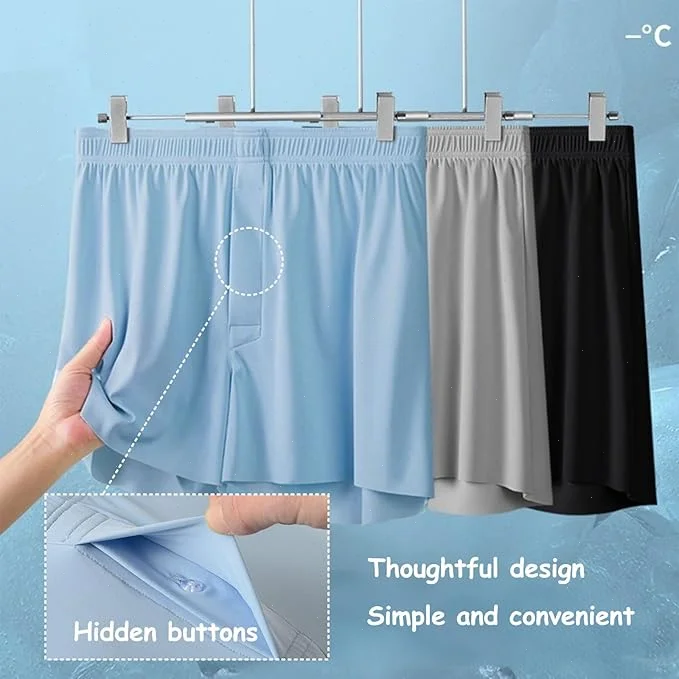 Arrow Shorts Ice Silk Loose Breathable Underpants 1Pcs Boys Mid Waist Large Size Home Cozy Stretch
Arrow Shorts Ice Silk Loose Breathable Underpants 1Pcs Boys Mid Waist Large Size Home Cozy Stretch