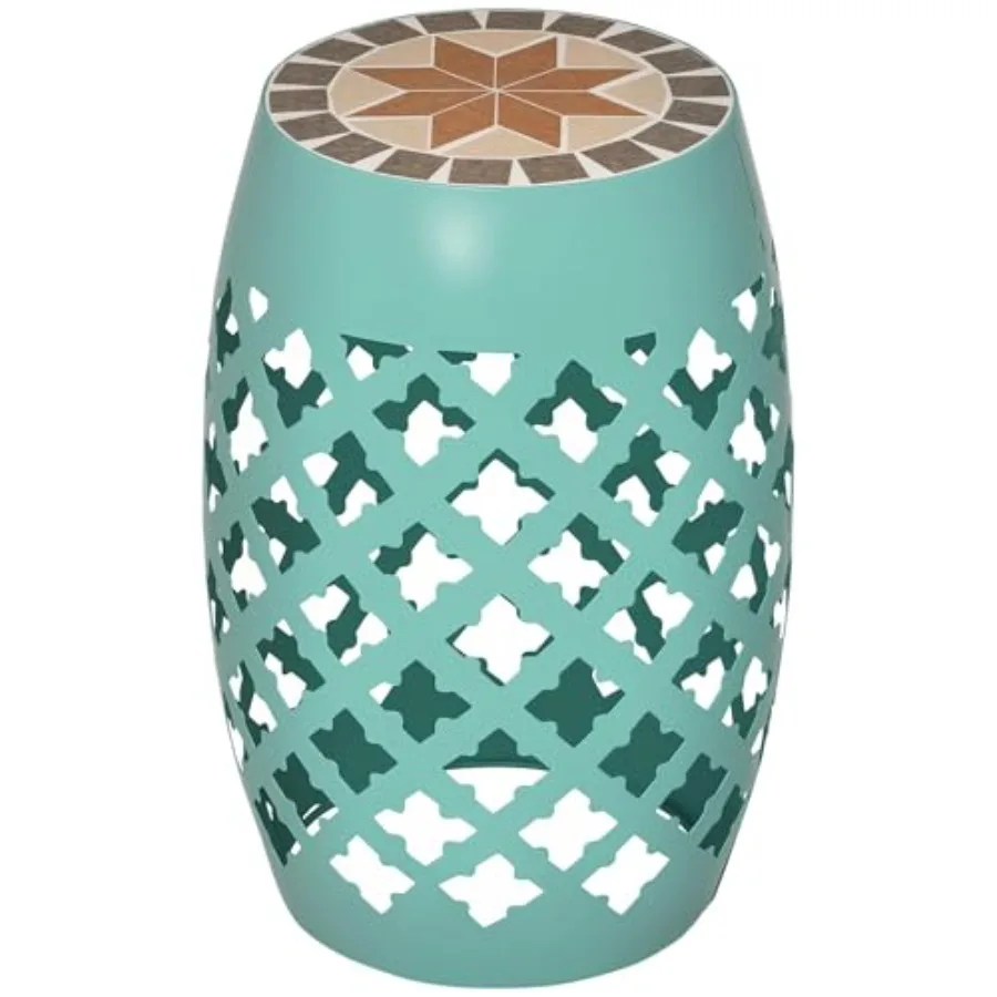 12 Patio Round Side Table for Outdoor Use, Mosaic Ceramic Top in Blue and White, Lightweight Aluminum Frame, Rust-Resistant and
12 Patio Round Side Table for Outdoor Use, Mosaic Ceramic Top in Blue and White, Lightweight Aluminum Frame, Rust-Resistant and