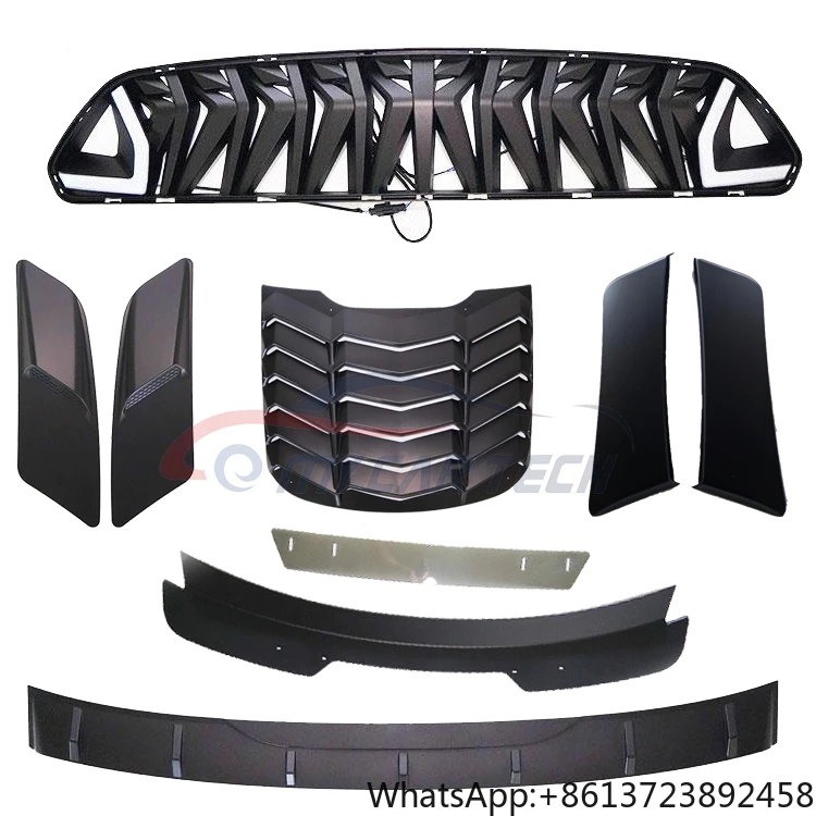 Modified Parts Rear Spoiler Front Bumper Window Shutter Front Bumper Lip Splitter Durable ABS Rear Wing for Mustang 2015-2017
Modified Parts Rear Spoiler Front Bumper Window Shutter Front Bumper Lip Splitter Durable ABS Rear Wing for Mustang 2015-2017