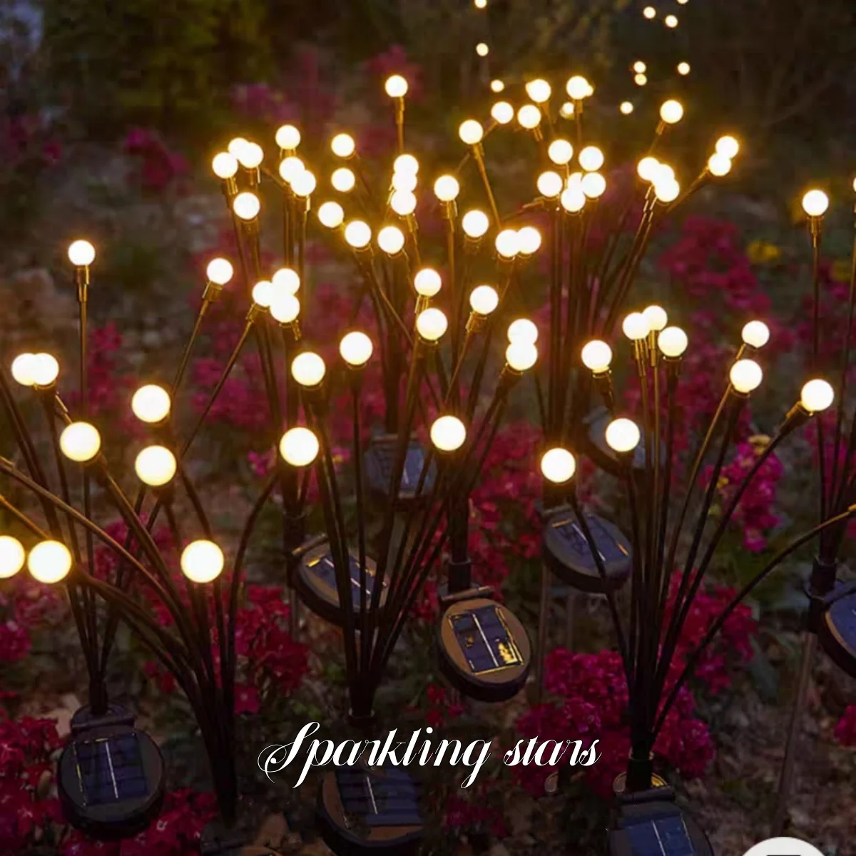 Solar powered firefly ground mounted lights sway in the wind, outdoor waterproof courtyard decoration landscape lawn lights
Solar powered firefly ground mounted lights sway in the wind, outdoor waterproof courtyard decoration landscape lawn lights