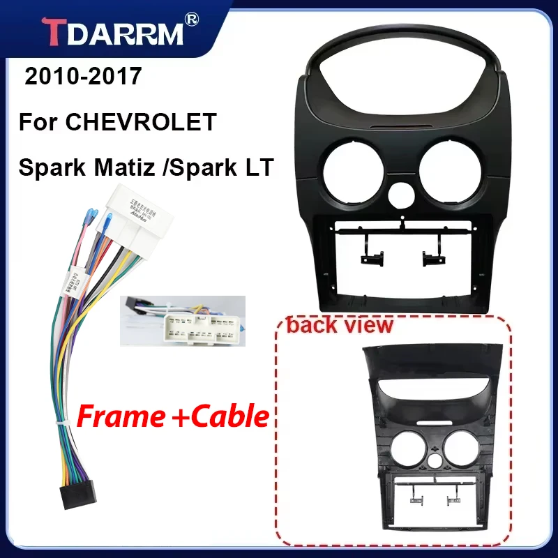 For CHEVROLET SPARK LT 2010-2017 9'' Radio Fascia frame Stereo Panel DVD GPS Player Frame Dash Mount Kit Bezel Car Accessori
For CHEVROLET SPARK LT 2010-2017 9'' Radio Fascia frame Stereo Panel DVD GPS Player Frame Dash Mount Kit Bezel Car Accessori
