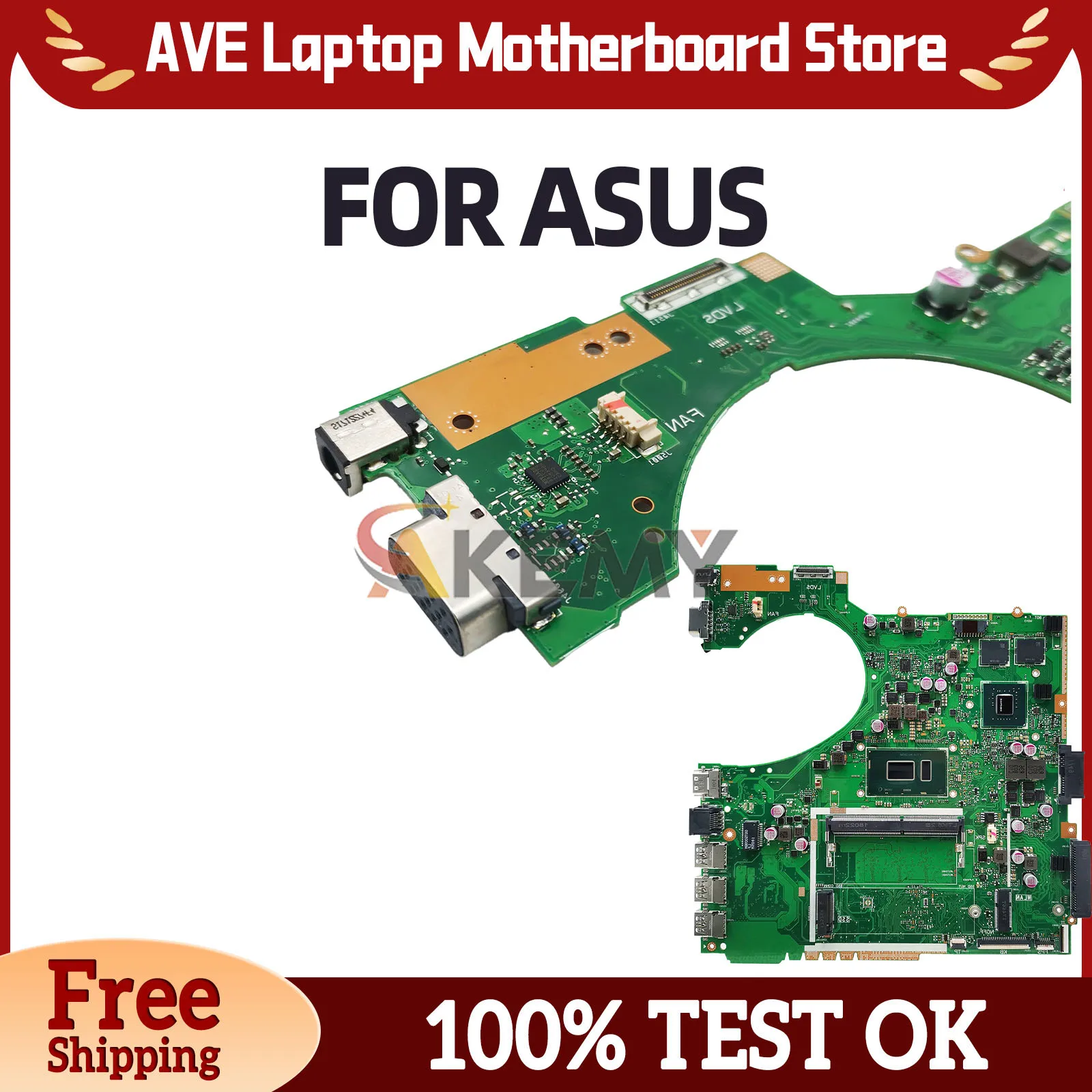 P1440UF Motherboard For ASUS P1440 P1440U P1440UA P2440UF Laptop Mainboard i5-8250U i7-8550U 4G RAM 100% Tested
P1440UF Motherboard For ASUS P1440 P1440U P1440UA P2440UF Laptop Mainboard i5-8250U i7-8550U 4G RAM 100% Tested