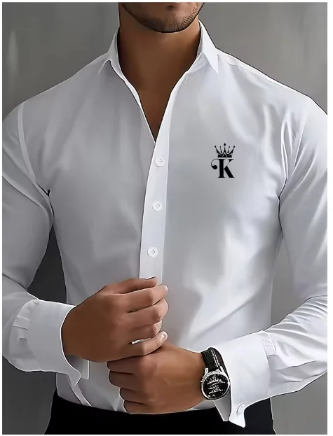 Fashion Solid Color Men's Professional Shirt Temperament Buttons Shirt Long-sleeved Lapel Spring Autumn Casual Comfortable tops
Fashion Solid Color Men's Professional Shirt Temperament Buttons Shirt Long-sleeved Lapel Spring Autumn Casual Comfortable tops