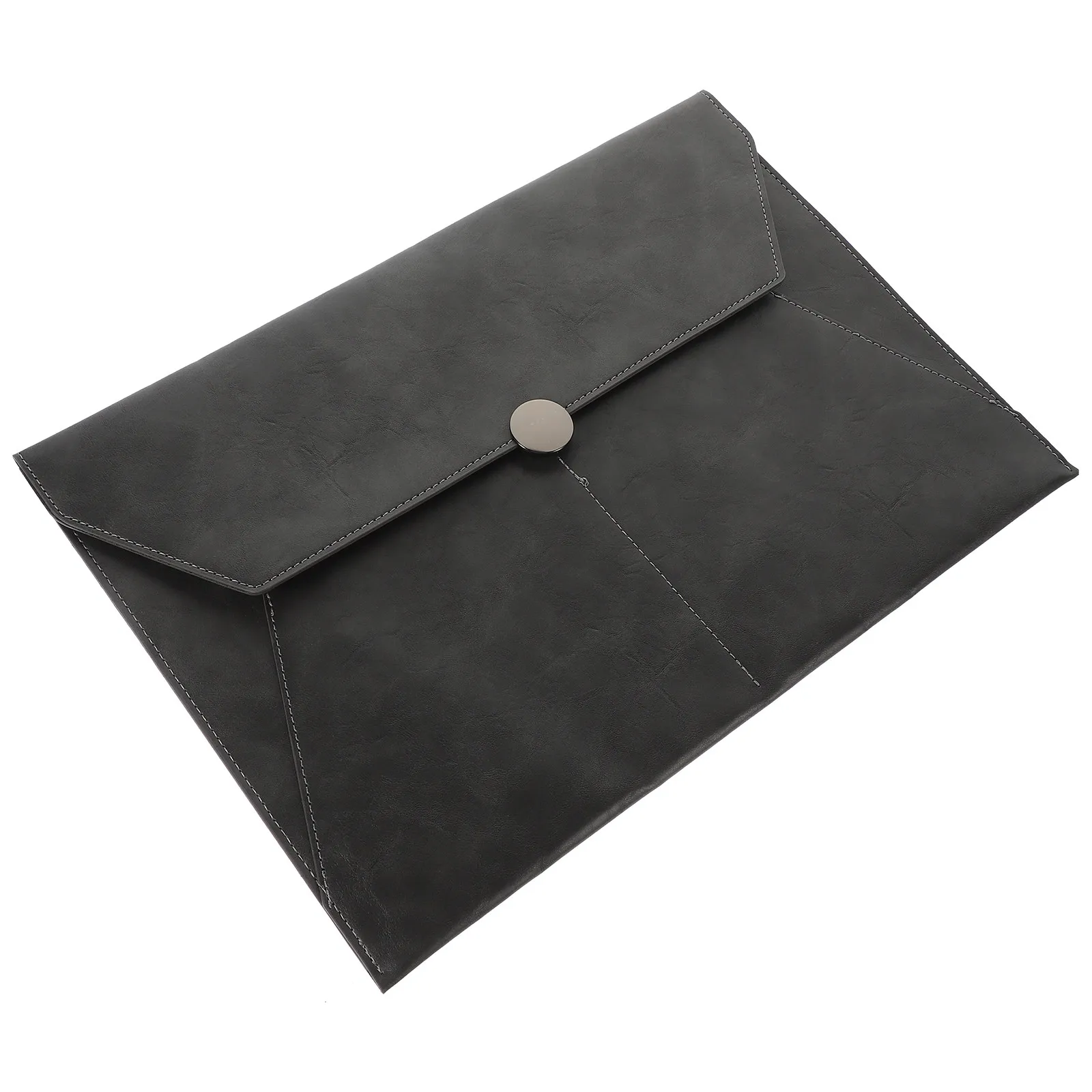 Snap Button File Folder Faux Document Holder Portable Large Capacity File Storage Pouch for Receipts Tickets Vouchers
Snap Button File Folder Faux Document Holder Portable Large Capacity File Storage Pouch for Receipts Tickets Vouchers