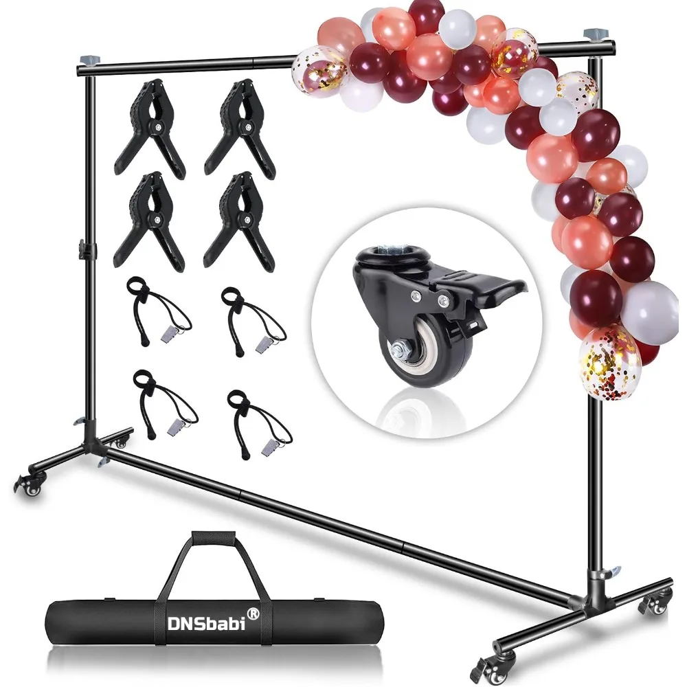 US Shipping 10x7ft Heavy Duty Backdrop Stand with Wheels Adjustable Photo Background Support System for Party Photography
US Shipping 10x7ft Heavy Duty Backdrop Stand with Wheels Adjustable Photo Background Support System for Party Photography