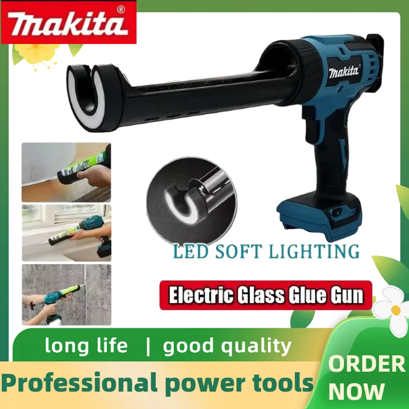 Makita Cordless Electric Sealant Gun Wireless Design for Glass Glue Bonding Window Door Gap Filling Construction Repair Works
Makita Cordless Electric Sealant Gun Wireless Design for Glass Glue Bonding Window Door Gap Filling Construction Repair Works