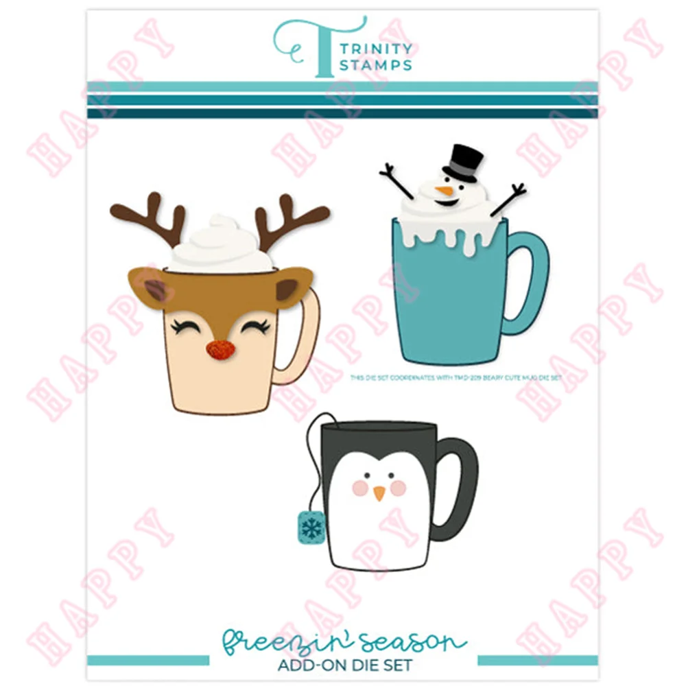New Freezin' Season Mug Metal Cutting Dies Decoration For DIY Scrapbooking Diary Card Embossing Handcraft Album Paper Template
New Freezin' Season Mug Metal Cutting Dies Decoration For DIY Scrapbooking Diary Card Embossing Handcraft Album Paper Template