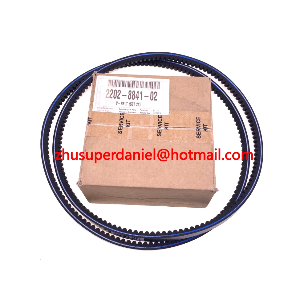 2202884102 genuine AC air compressor driving belt V-belt 2pcs in set
2202884102 genuine AC air compressor driving belt V-belt 2pcs in set