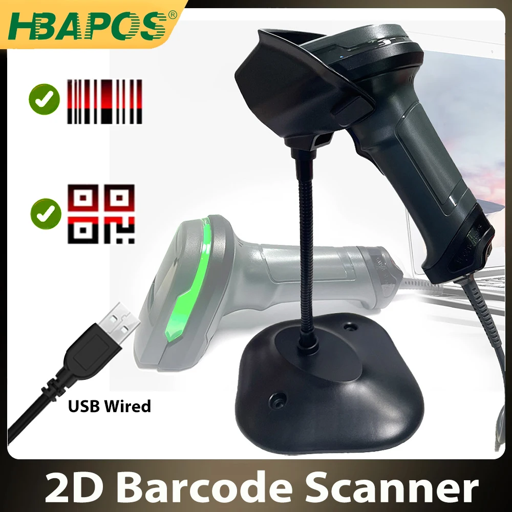 2D QR-сканер штрих-кода, проводной с подставкой, портативный USB-сканер для считывания штрих-кодов, матрица данных, CMOS-автоматический сканер изображений
2D QR-сканер штрих-кода, проводной с подставкой, портативный USB-сканер для считывания штрих-кодов, матрица данных, CMOS-автоматический сканер изображений